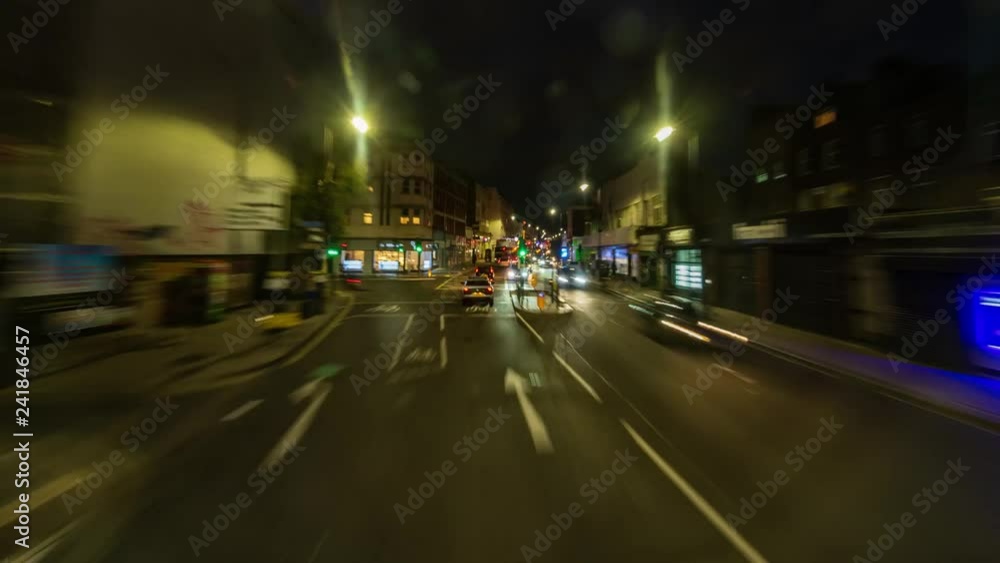 Timelapse across North London from a bus at night (Hyper lapse) Timelapse across North London from a bus at night (Hyper lapse)