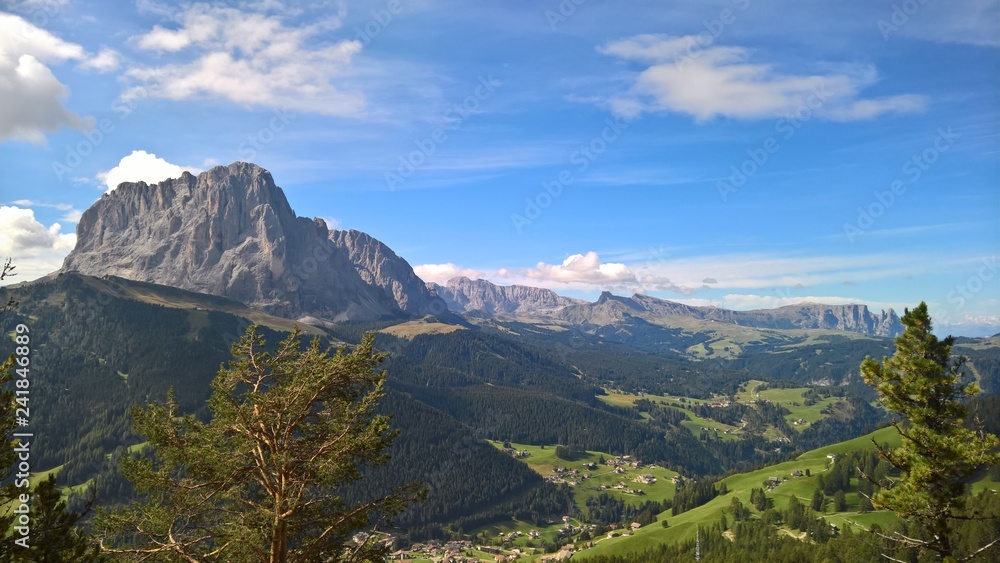 An amazing caption of the mountains in Trentino, with a great views to the dolomites of Brenta in summer days