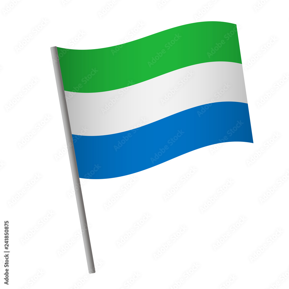 sierra leone flag icon