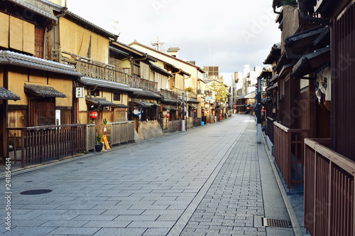 京都 祇園の町並み