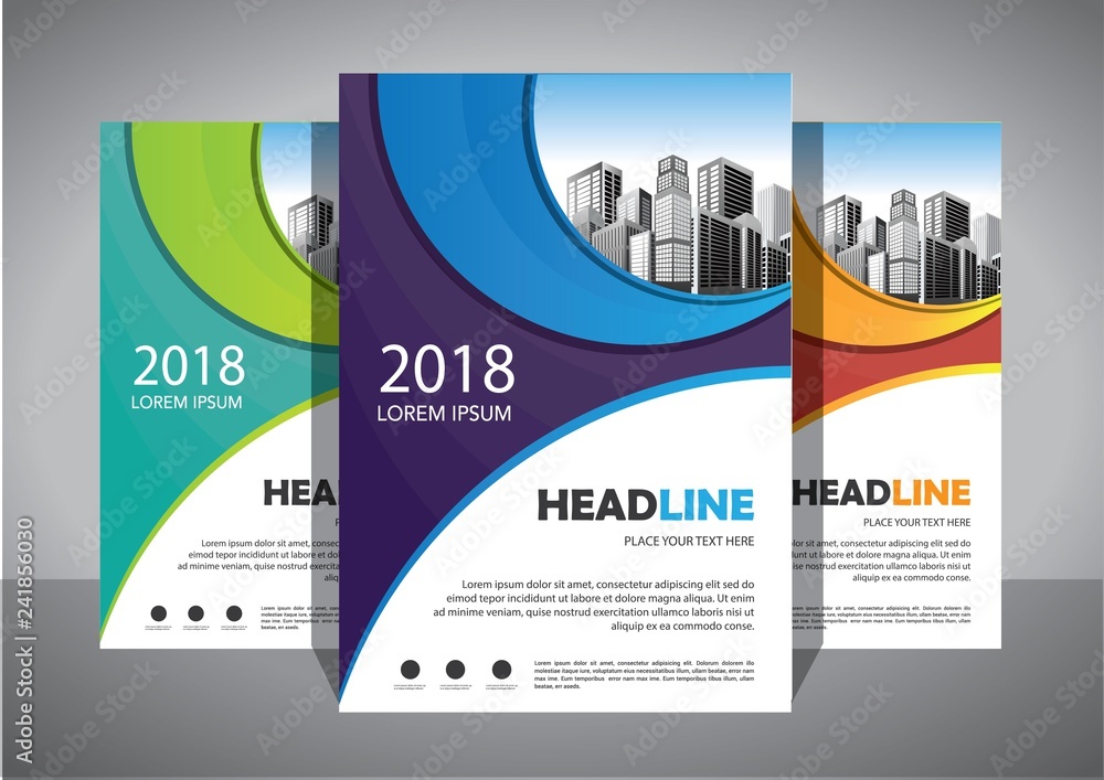 Business abstract vector template. Brochure design, cover modern layout, annual report, poster, flyer in A4 with colorful triangles, geometric shapes for tech, science, market with light background Business abstract vector template. Brochure design, cover modern layout, annual report, poster, flyer in A4 with colorful triangles, geometric shapes for tech, science, market with light background