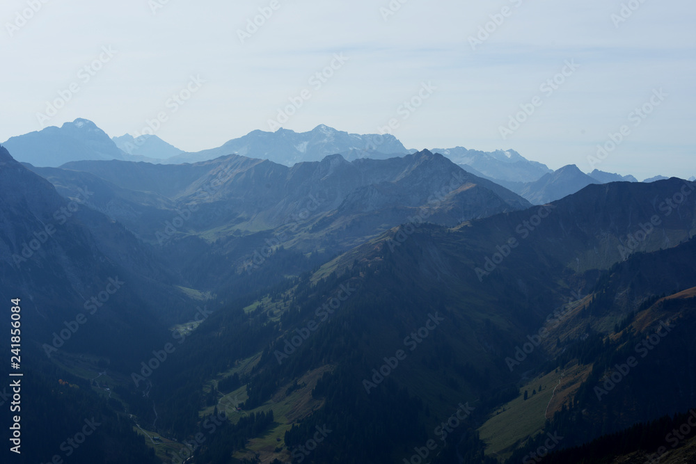 Allgäuer Alpen - Blick vom Walmendinger Horn Allgäuer Alpen - Blick vom Walmendinger Horn