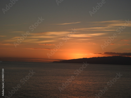 sun setting over the sea © Gaynor