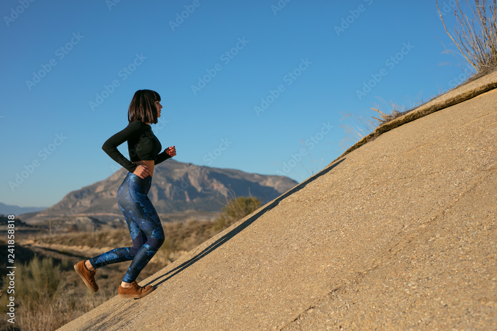 Woman doing sport and relaxing outdoors Woman doing sport and relaxing outdoors
