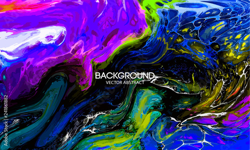 Modern design.Abstract texture splash explosion of colorful bright liquid neon acrylic paints.Art design presentations,prints,wallpapers,flyers,cards,screensavers,paintings,websites,packaging,cover.