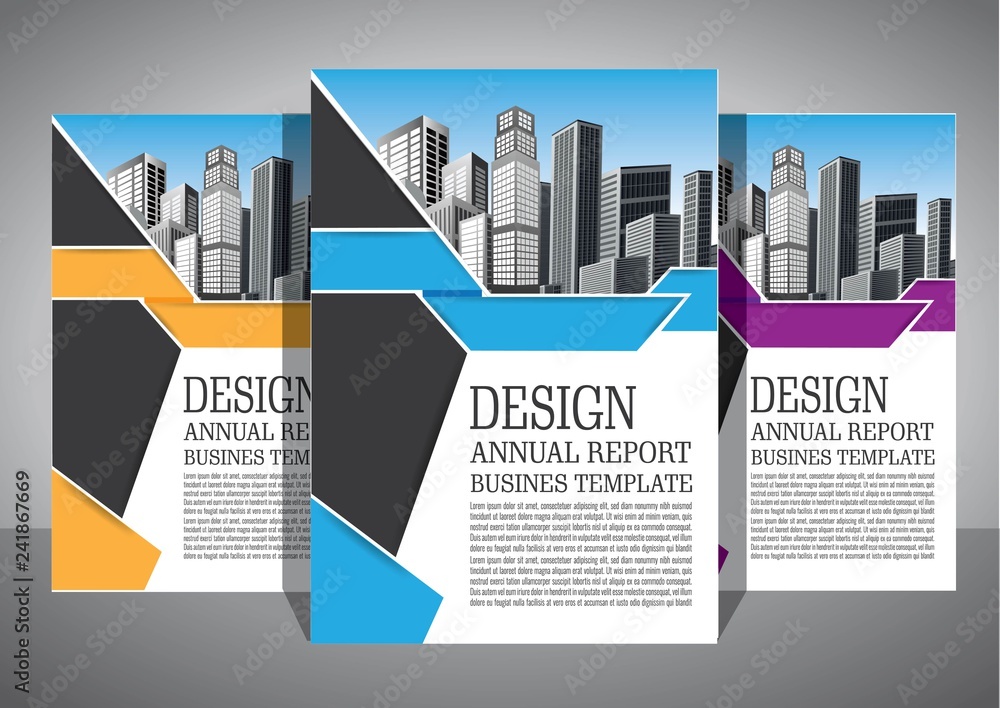 Business abstract vector template. Brochure design, cover modern layout, annual report, poster, flyer in A4 with colorful triangles, geometric shapes for tech, science, market with light background Business abstract vector template. Brochure design, cover modern layout, annual report, poster, flyer in A4 with colorful triangles, geometric shapes for tech, science, market with light background