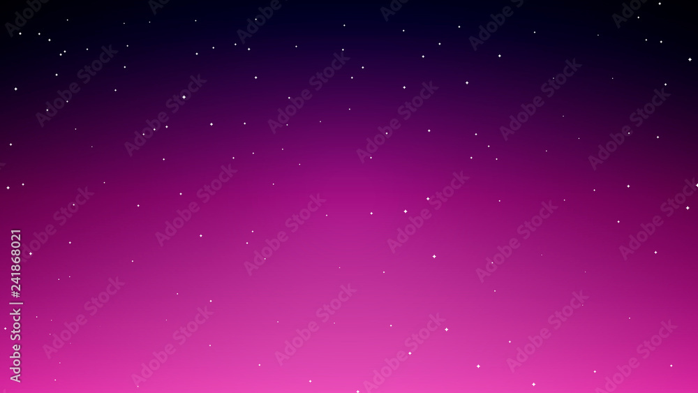 Abstract background of night starry blue-violet sky
