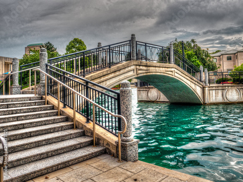 Footbridge on Canal Walk, Indianapolis Indiana