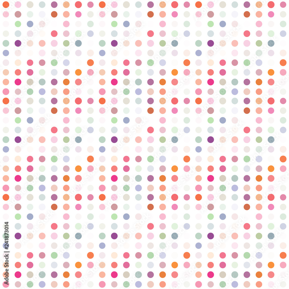 Seamless abstract pattern background with a variety of colored circles. Seamless abstract pattern background with a variety of colored circles.