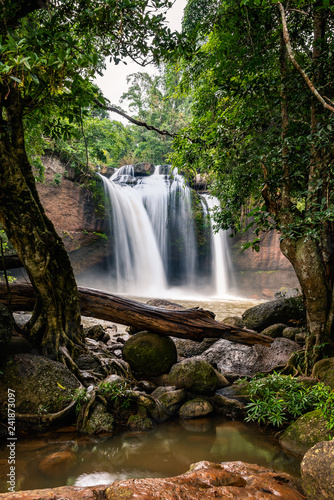 Haew Su Wat waterfall  Khao Yai National Park  Thailand