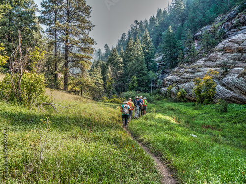Hiking Walnut Canyon, Arizona