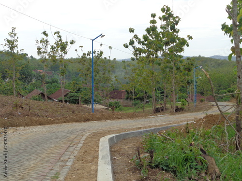 Beautiful Village In The Middle Of The Teak Forest
