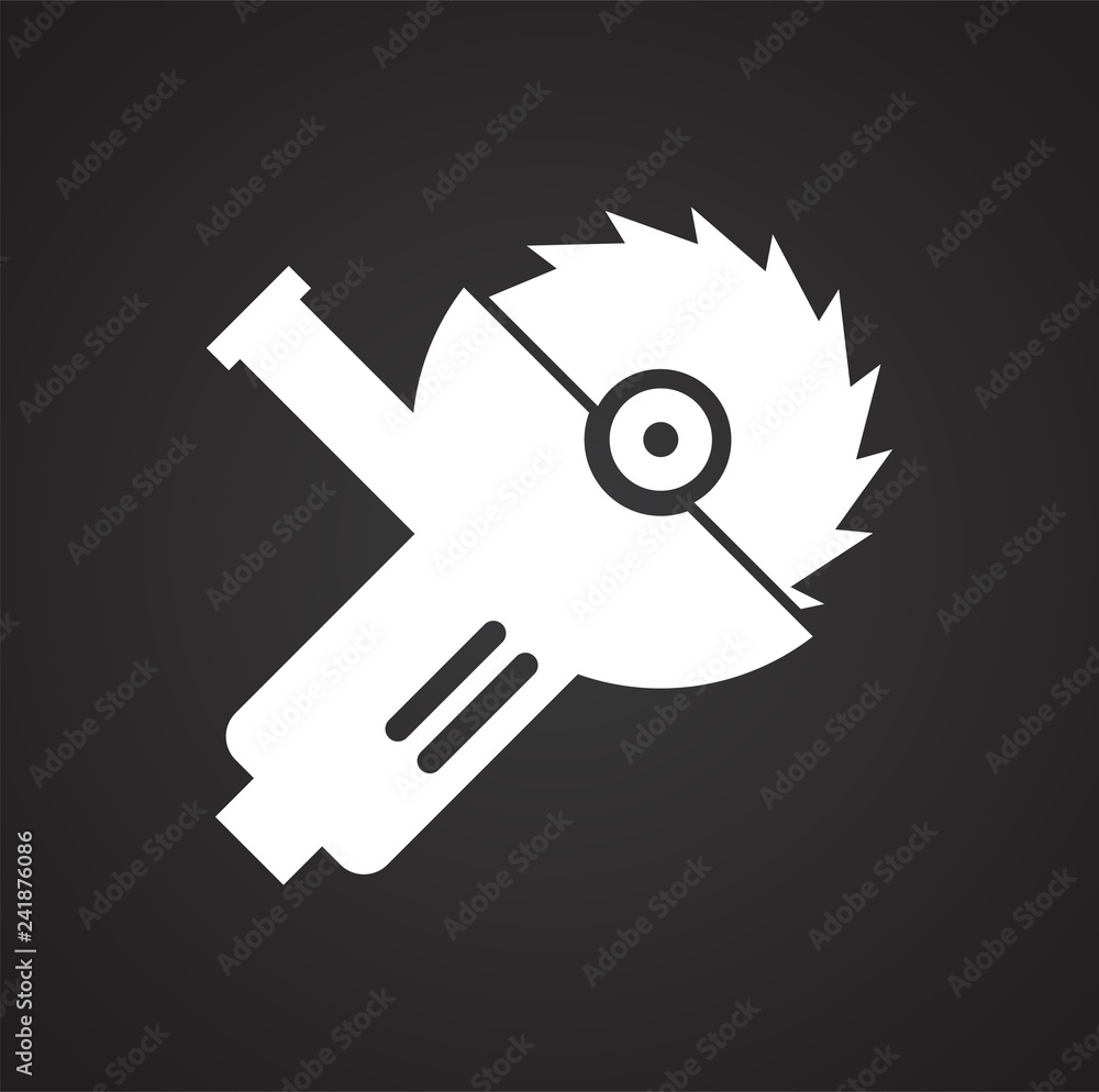 Tool icon on black background for graphic and web design, Modern simple vector sign. Internet concept. Trendy symbol for website design web button or mobile app Tool icon on black background for graphic and web design, Modern simple vector sign. Internet concept. Trendy symbol for website design web button or mobile app