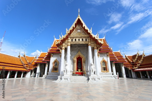 The Marble Temple, Locally known as Wat Benchamabopit Dusitvanaram in Bangkok, Thailand