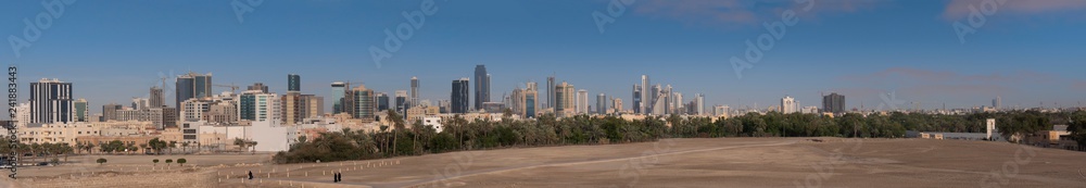 Manama city from Qal'at al-Bahrain fort 