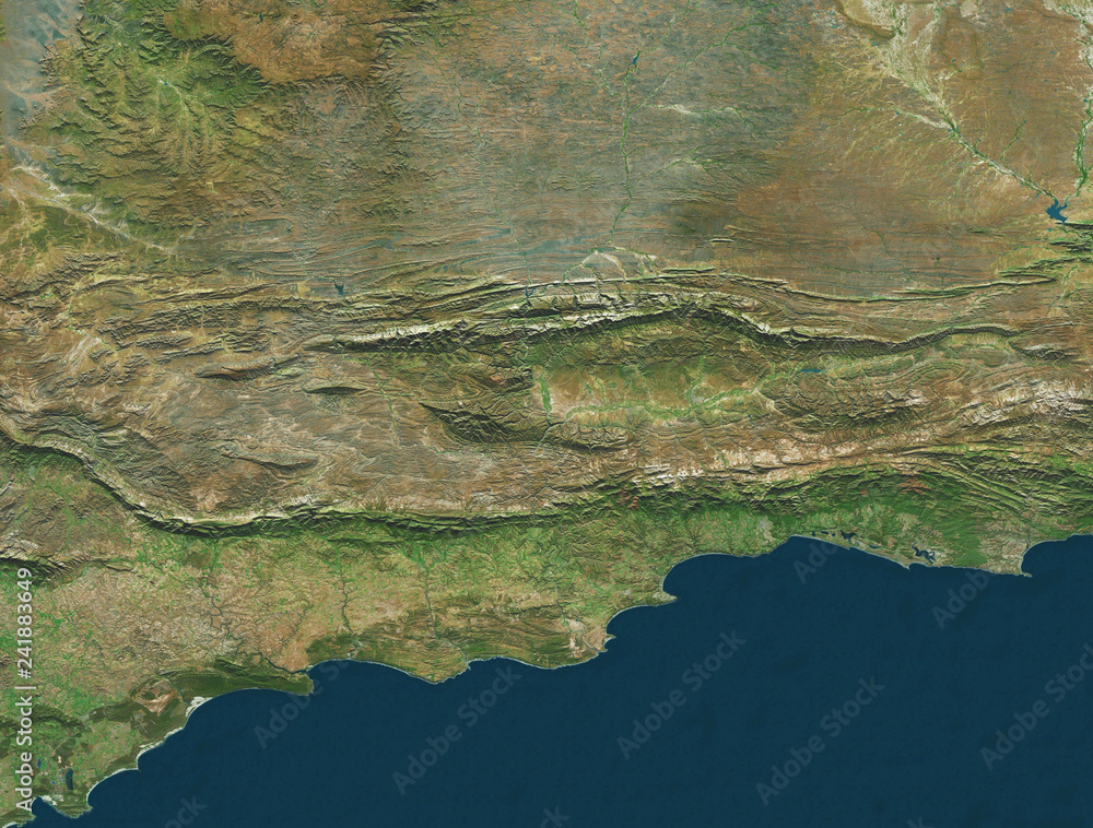 Aerial view of western cape in South Africa Aerial view of western cape in South Africa