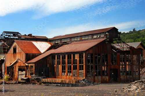 Buildings Rusting at Quincy Smelter