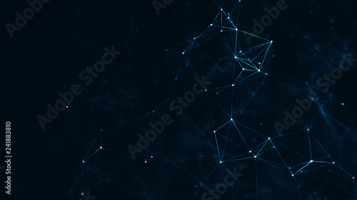 Obraz na płótnie Technology plexus network concept.