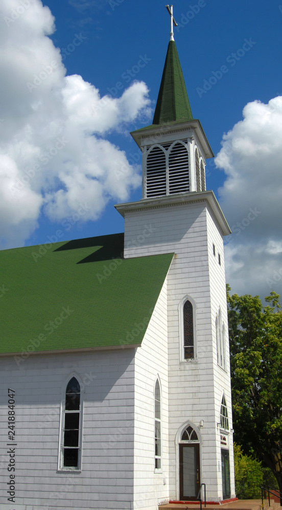 Fototapeta premium Church in Hubbell Michigan