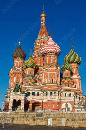 Church in Moscow - St. Basil's Cathedral on Red square