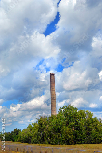 Copper Mine Smoke Stack