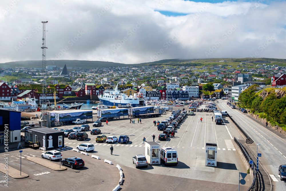 Ferry terminal of the Port of Torshavn