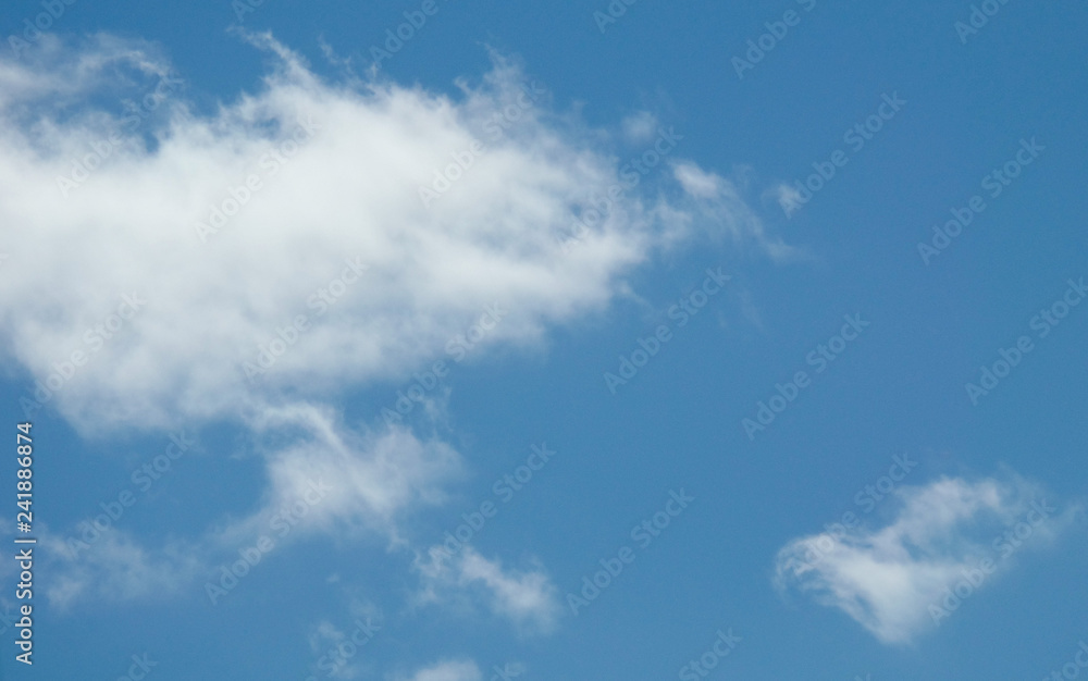 Beautiful day! Blue sky with some clouds Beautiful day! Blue sky with some clouds