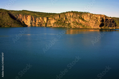 Lake of Furnas Crossing in Pimenta Lake Furnas in Capitólio Minas Gerais Brazil