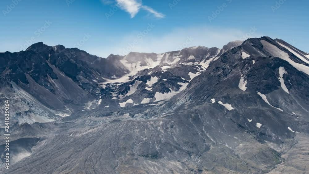 Mt St.Helens National Volcanic Monument Time Lapse Washington USA Mt St.Helens National Volcanic Monument Time Lapse Washington USA