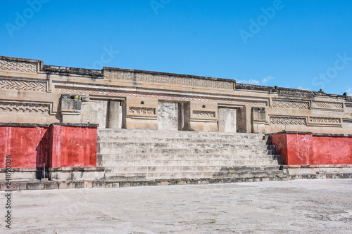 The ancient and incredible Archaeological Site of Mitla in Oaxaca Mexico