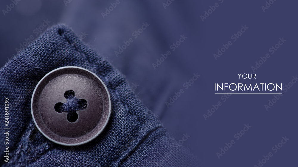 Blue fabric material texture button macro pattern blur background Blue fabric material texture button macro pattern blur background