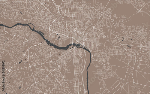 map of the city of Richmond, Virginia, USA photo