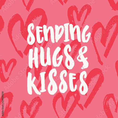 Cute Typographic Valentine Card Template