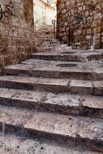 Steps In The Arab Quarter