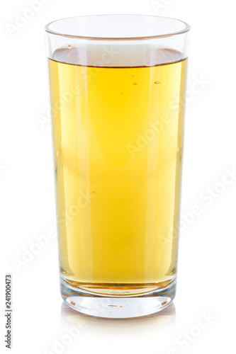 Apfelsaft Saft Glas Getränk freigestellt Freisteller isoliert