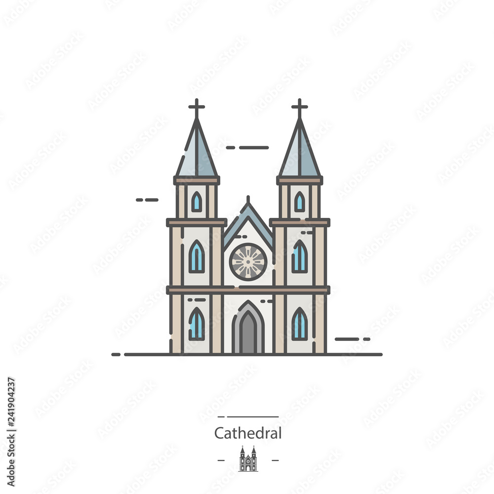 Cathedral - Line color icon