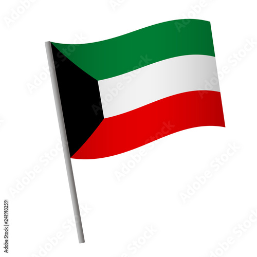 Free Download kuwait flag icon - GFXLoad