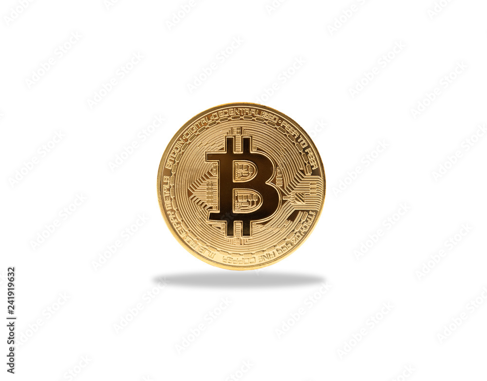 isolated bitcoin. Digital currency symbol isolated bitcoin. Digital currency symbol