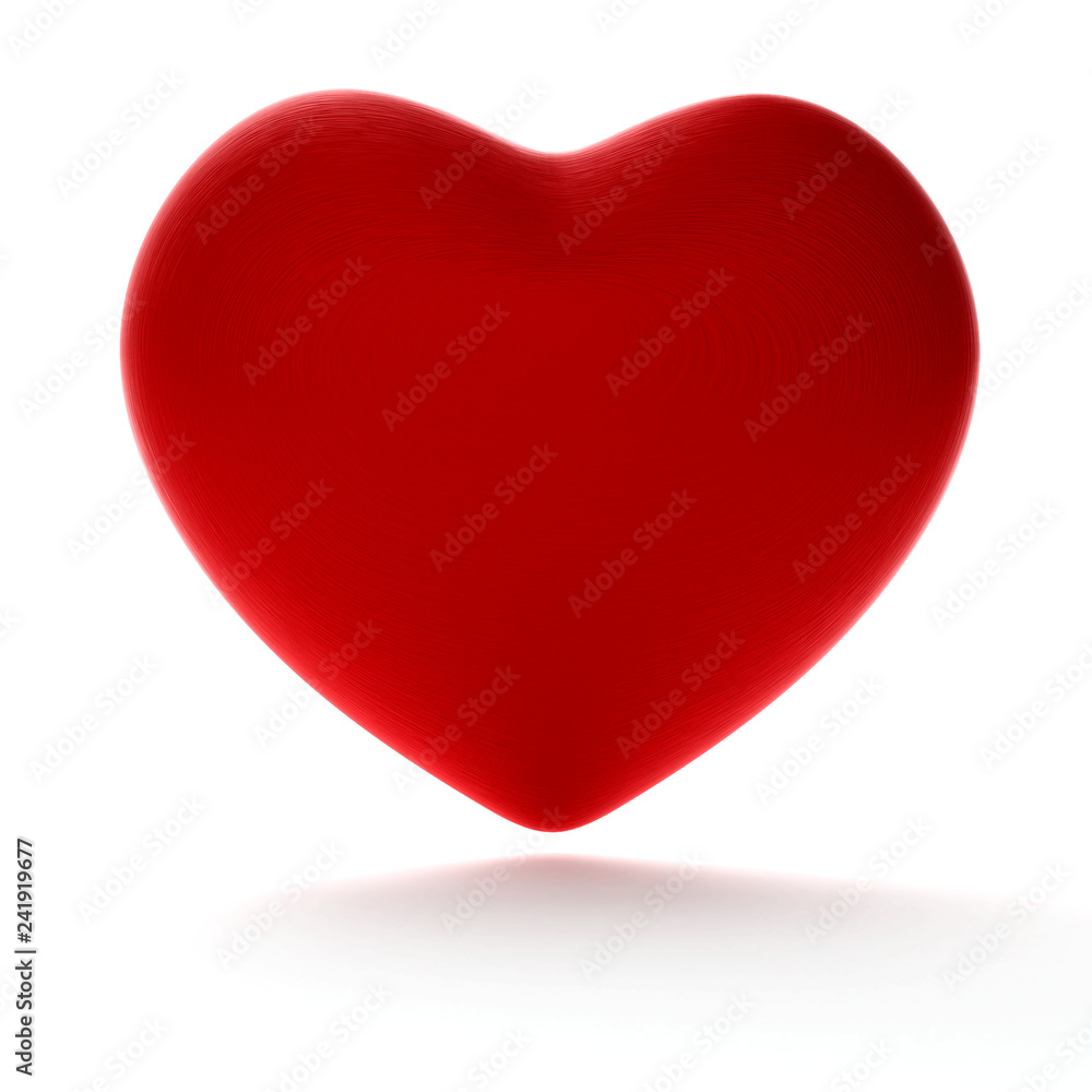 red heart 3d-illustration