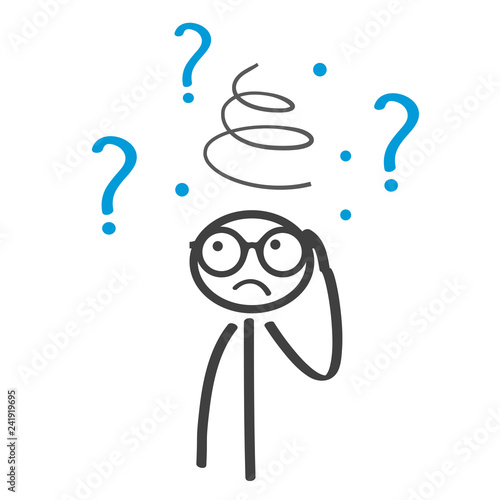 Decision making process, meditation - stock vector