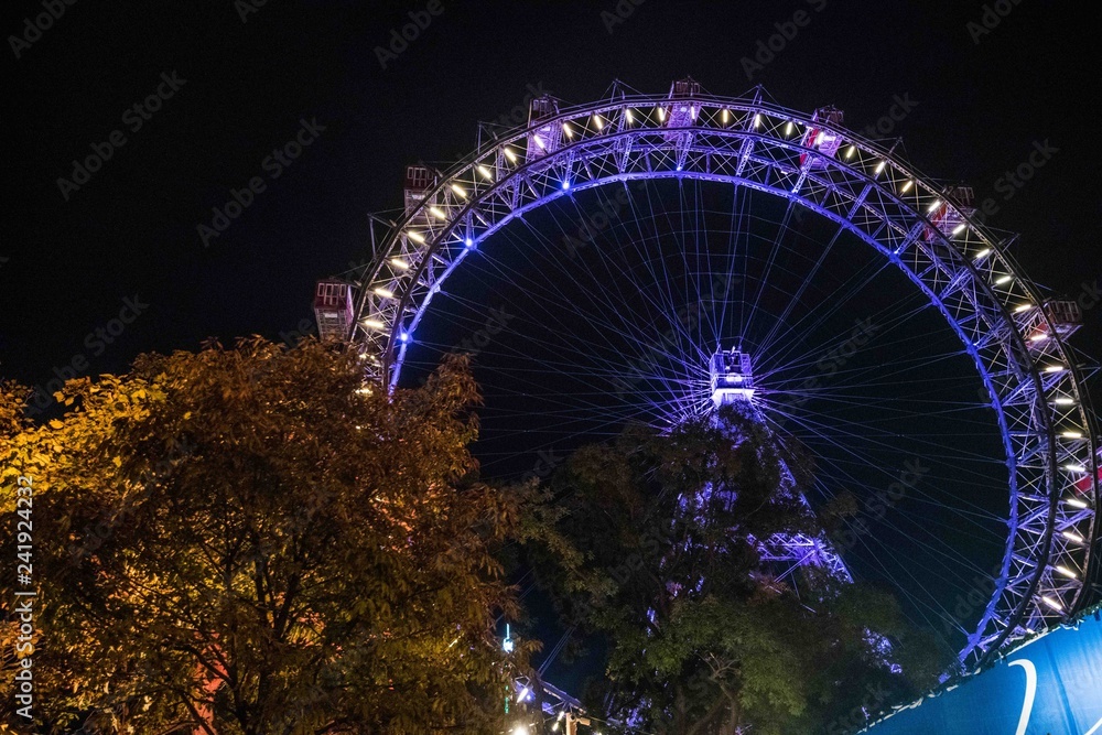 Obraz premium Wien Riesenrad Prater
