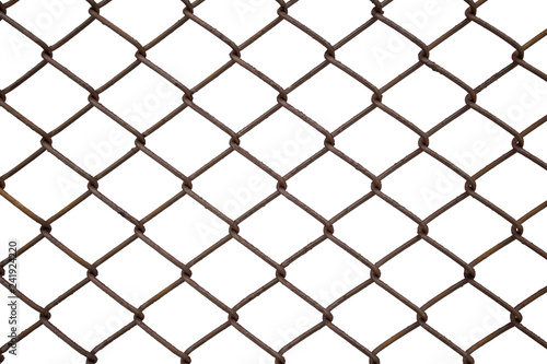 metallic net braiding from a ferrous wire..
