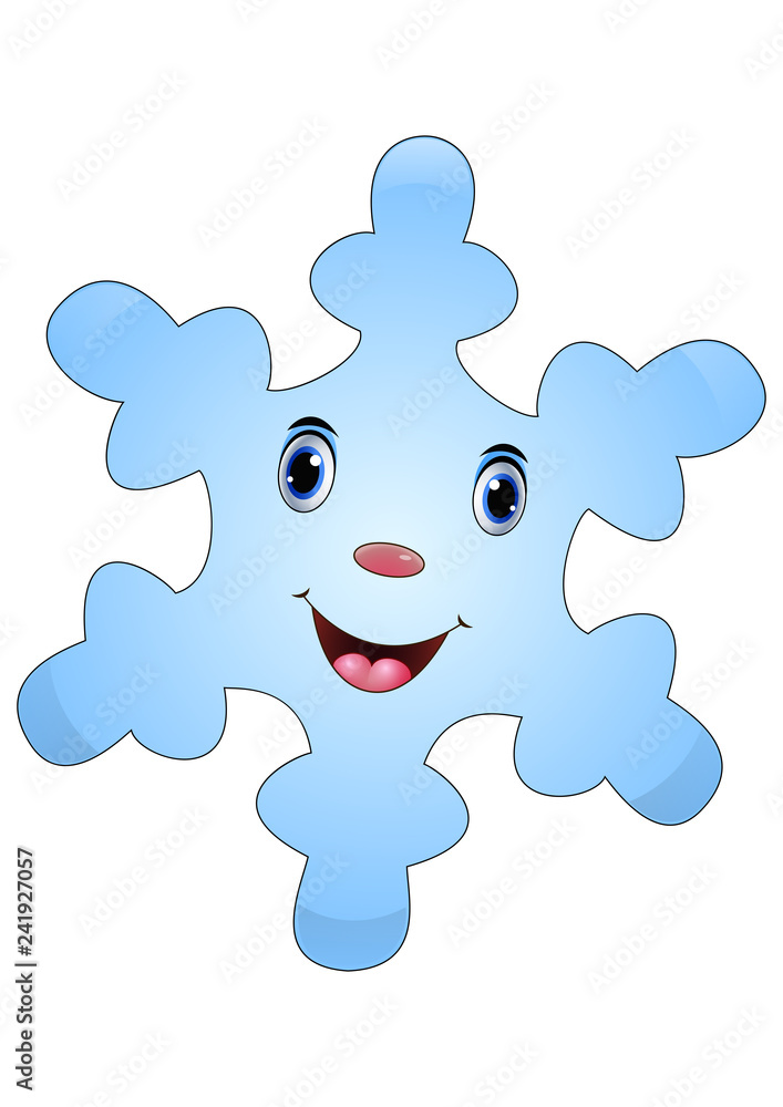 Snowflake Cartoon emoticon Snowflake Cartoon emoticon