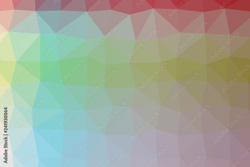 Naklejka premium Abstract Low-Poly Triangular Modern Geometric Background. Colorful Polygonal Mosaic Pattern Template. Repeating Routine With Triangles. Origami Style With Gradient. Futuristic Design Backdrop