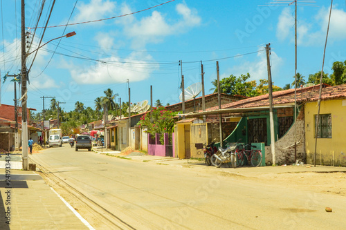 Street of Porto da Rua, São Miguel dos Milagres, Alagoas. © Dionisio Striquer