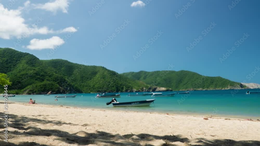 Tropical Beach Timelapse in Playa Bahia Concha of Colombia Tropical Beach Timelapse in Playa Bahia Concha of Colombia