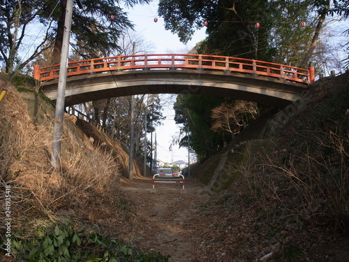 祇園橋（栃木県小山市城山公園）, Gion Bridge in Shiroyama Park, Oyama city, Tochigi Prefecture, Japan