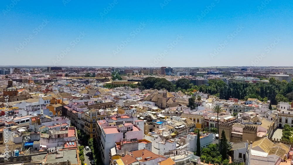 City Scape of Seville Spain