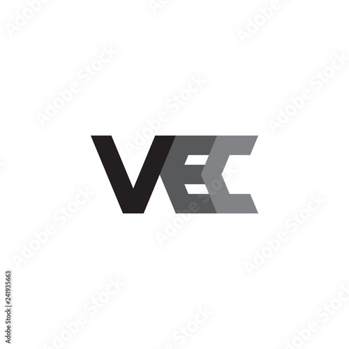 Free Download VEC logo letter design - GFXLoad