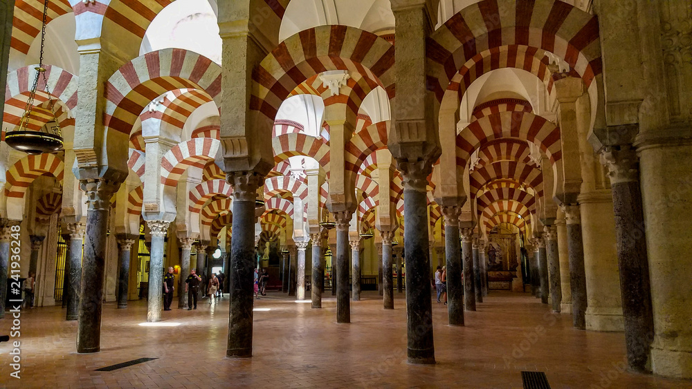 Moorish architecture of Cordoba Spain
